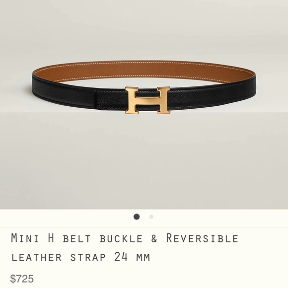 Hermes Accessories - MINI H BELT BUCKLE & REVERSIBLE
LEATHER STRAP 24 MM